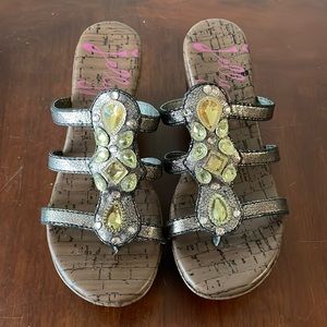 Jelly pop platform heels